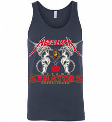 Metallica Ottawa Senators Logo Tank - zezetee