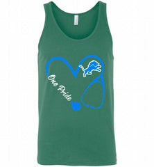 Detroit Lions Love Nurse One Pride Tank - zezetee