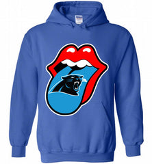 Carolina Panthers  x The Rolling Stones Logo Hoodie - zezetee