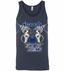 Metallica Tampa Bay Lightning Logo Tank - zezetee