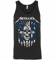 Metallica Snake Skull New York Islanders Logo Tank