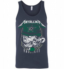 Metallica Skull Snake Dallas Stars Tank - zezetee