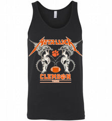 Metallica Clemson Tigers Logo Tank - zezetee