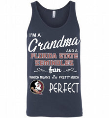 I'M A Grandma And A Florida State Seminoles Fan Tank - zezetee