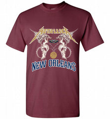 Metallica New Orleans Pelicans Logo Shirt - zezetee