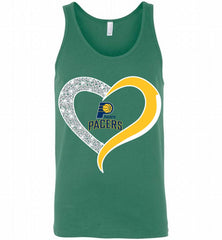 Indiana Pacers In Diamond Heart Tank - zezetee