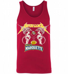 Metallica Marquette Golden Eagles Logo Tank - zezetee