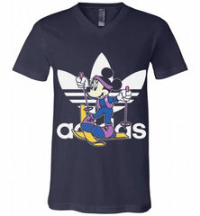 ADIDAS SKI MINNIE MOUSE DISNEY SPORTS V-Neck Shirt - zezetee