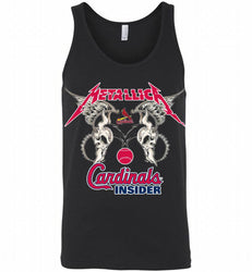 Metallica St Louis Cardinals Logo Tank