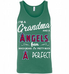 I'M A Grandma And A Los Angeles Angels Fans Gift Tank - zezetee