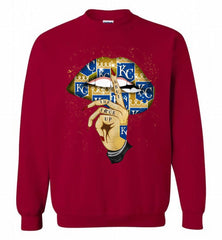 MLB Royals Lip Shut The Fuck Up Crewneck Sweatshirt - zezetee