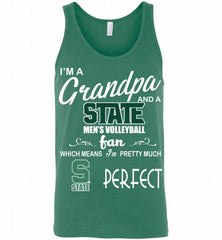 I'M A Grandpa And A Michigan State Spartans Fan= (2) Tank - zezetee