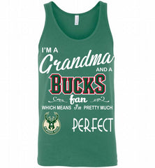 I'M A Grandma And A Milwaukee Bucks Fans Perfect Tank - zezetee