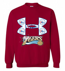 Under Armour Philadelphia 76ers Crewneck Sweatshirt - zezetee
