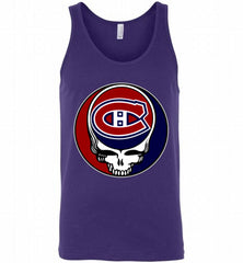 NHL TEAM MONTREAL CANADIENS X GRATEFUL DEAD LOGO BAND Tank - zezetee