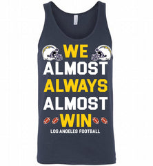 Los Angeles Los Angeles ChargersWe Almost Always Almost Win Tank - zezetee