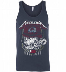 Metallica Skull Snake Colorado Avalanche Tank - zezetee