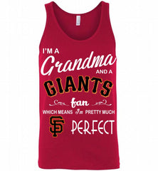 I'M A Grandma And A San Francisco Giants Fans Gift Tank - zezetee