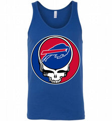 Buffalo Bills Grateful Dead Logo Band Tank - zezetee