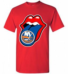 New York Islanders  x The Rolling Stones Logo Shirt - zezetee