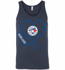 Nurse Heartbeat Toronto Blue Jays Tank - zezetee