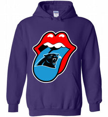 Carolina Panthers  x The Rolling Stones Logo Hoodie - zezetee