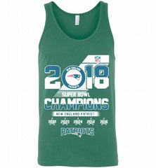 2018 SUPER BOWL CHAMPIONS NEW ENGLAND PATRIOTS Tank - zezetee