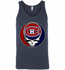 NHL TEAM MONTREAL CANADIENS X GRATEFUL DEAD LOGO BAND Tank - zezetee