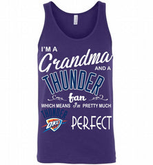 I'M A Grandma And A Oklahoma City Thunder Fans Perfect Tank - zezetee