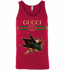 Gucci San Jose Sharks Logo Tank - zezetee