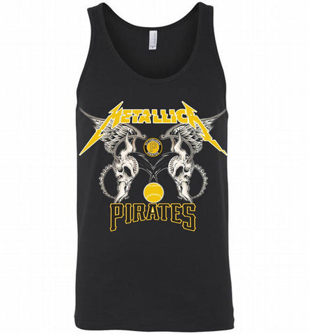 Metallica Pittsburgh Pirates Logo Tank - zezetee