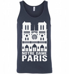 NOTRE-DAME PARIS FRANCE TSHIRT Tank - zezetee