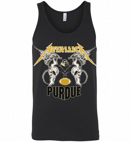 Metallica Purdue Boilermakers Logo Tank - zezetee