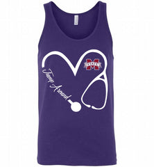 Love Nurse Trump Around Mississippi Fresno State Bulldogs Tank - zezetee