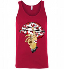 NFL Kansas City Chiefs Lip Shut The Fuck Up Tank - zezetee