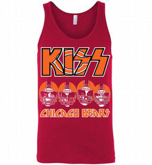 Kiss Chicago Bears Logo Tank - zezetee