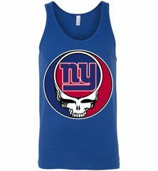 New York Giants Grateful Dead Logo Band Tank - zezetee