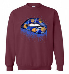 Lip Indiana Pacers Crewneck Sweatshirt - zezetee