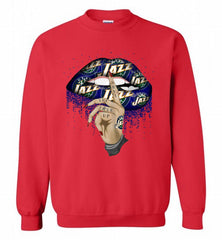 Utah Jazz Lip Shut The Fuck Up Crewneck Sweatshirt - zezetee