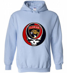 NHL TEAM FLORIDA PANTHERS X GRATEFUL DEAD LOGO BAND Hoodie - zezetee