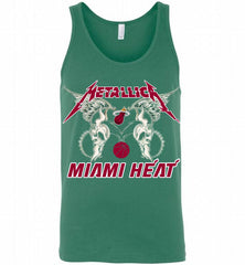 Metallica Miami Heat Logo Tank - zezetee