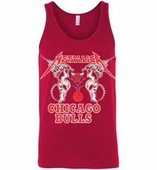 Metallica Chicago Bulls Logo Tank - zezetee