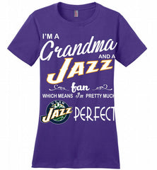I'M A Grandma And A Utah Jazz Fans Perfect Ladies Perfect - zezetee