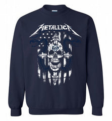 Metallica Tampa Bay Rays Logo Crewneck Sweatshirt - zezetee