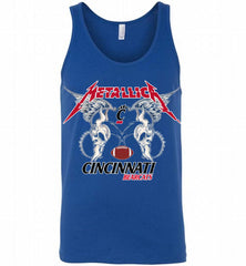 Metallica Cincinnati Bearcats Logo Tank - zezetee