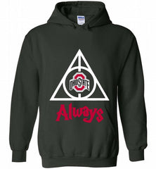 OHIO STATE BUCKEYES DEATHLY HALLOWS ALWAYS GIFT Hoodie - zezetee