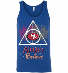 San Francisco 49ers Always Believe Harry Potter Tank - zezetee