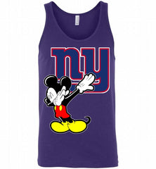 Disney Mickey Mouse Dabbing New York Giants Tank - zezetee