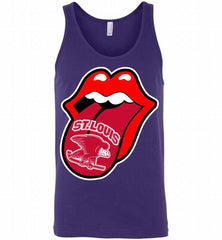 St Louis Eagles  x The Rolling Stones Logo Tank - zezetee