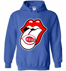 Cincinnati Reds  x The Rolling Stones Logo Hoodie - zezetee